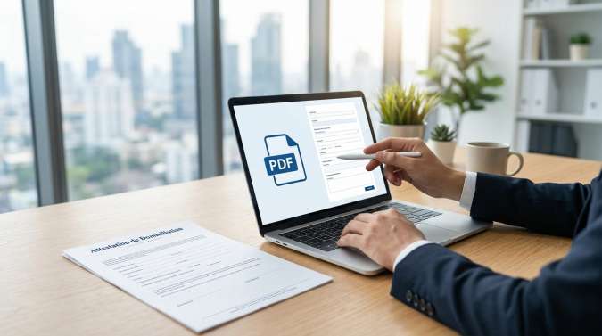 Attestation de domiciliation : modèle gratuit à télécharger